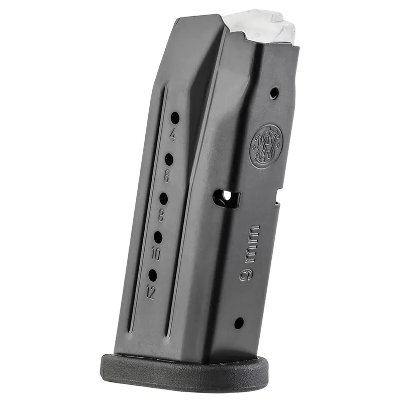 Smith & Wesson 194540000 M&P Compact 12rd 9mmLuger Blued Steel
