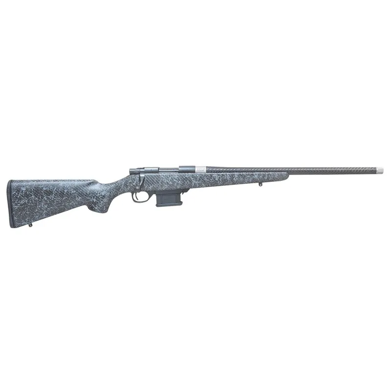 Howa HCE6ARCGW 1500 Carbon Elevate 6mm ARC 5+1 20" Wrapped Carbon Fiber Threaded Barrel, Blued Drilled & Tapped Steel Receiver, Fixed Stocky‘s Black w/Gray Webbing Carbon Fiber Stock, Right Hand