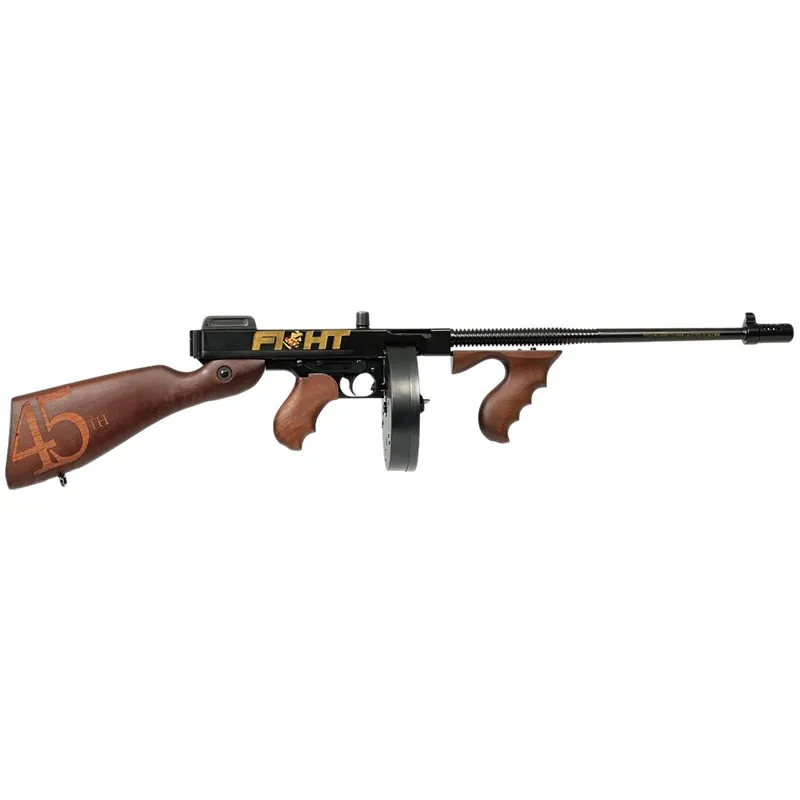 Thompson T150DC9 1927A-1 Trump Fight .45 Cal 50+1 18" Finned Barrel, Aluminum Receiver, Fixed Stock