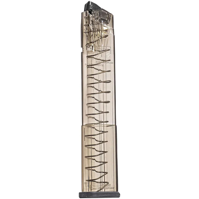 ETS Group SMKSG932030 Pistol Mags 30rd Extended 9mm Luger Fits Sig P320 Smoke Polymer