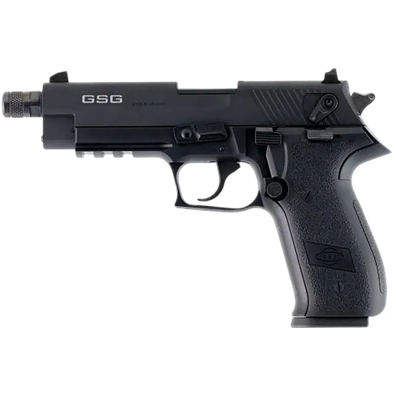 GSG GERG2213TFFA FireFly 22 LR 13+1 4.90" Black Threaded Barrel Black Aluminum Serrated Slide Black Aluminum Frame w/Picatinny Rail Textured Grip