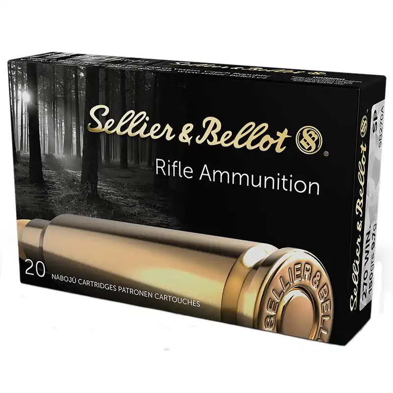 Sellier & Bellot SB270A Rifle 270Win 150gr Soft Point 20 Per Box/20 Case