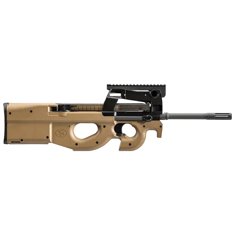 FN 3848950511 PS90 5.7x28mm 10+1 16.04" Black Steel Barrel, Flat Dark Earth Picatinny Rail Aluminum Alloy Receiver, Bullpup w/Thumbhole Flat Dark Earth Synthetic Stock, Ambidextrous