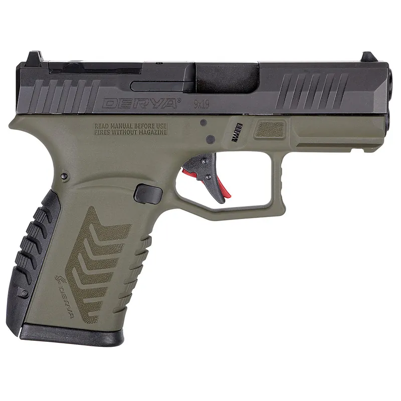 DERYA 10L.DY9Z.TTODG.TR DY9Z 9MM 10R OR ODG/BLK