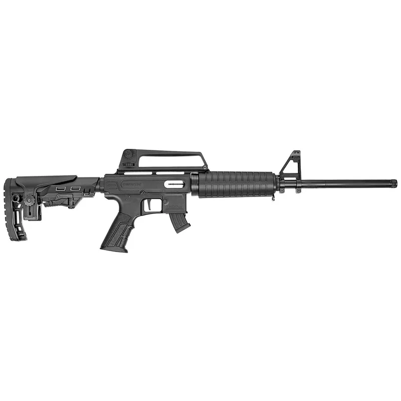 Derya Firearms TM22.FEAT.18 TM22 Feather 22 LR 10+1 18" Black Threaded Barrel, Black Anodized Aluminum Receiver w/Picatinny Rail, Black Adjustable Polymer Stock, Black Polymer Grip