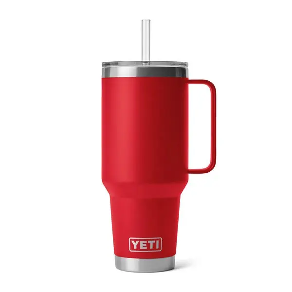 Yeti Rambler 42 oz. Straw Mug - Rescue Red