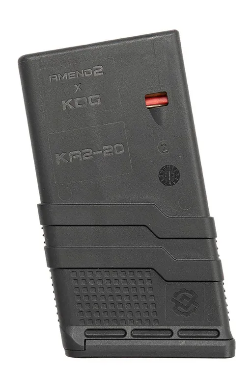 Amend2 Magazines 7.62x51mm 20rd AR-15 Magazine Black SCARMOD3BLK20