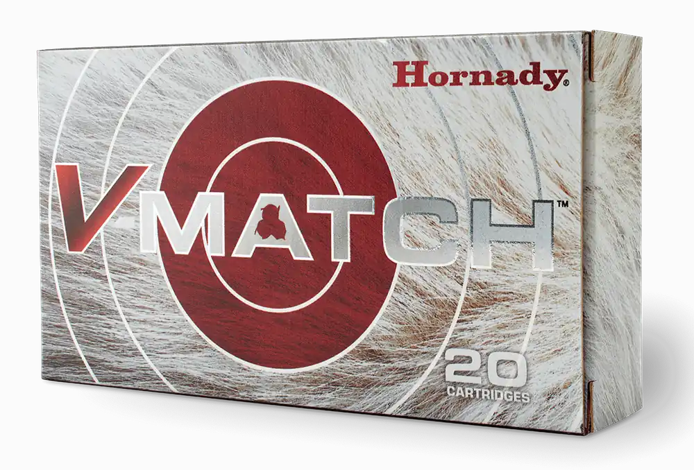 Hornady V-Match Rifle Ammo 6.5 Creedmoor 100gr Eld-Vt 20 Rounds Per Box 81504