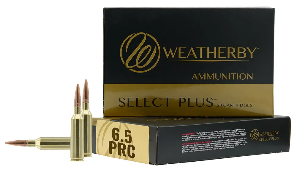 Weatherby Select Plus 6.5 PRC 130 Gr. Swift Scirocco 20/Box