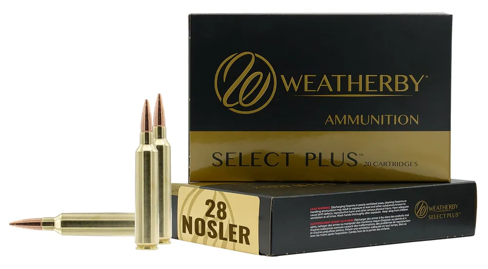 Weatherby Select Plus 28 Nosler 180 Gr. VLD 20/Box