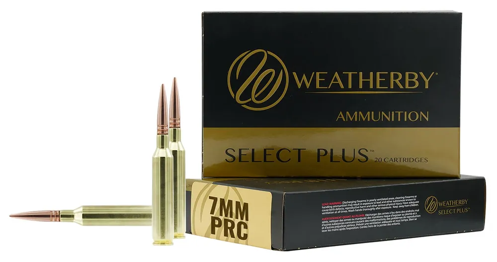 Weatherby Select Plus 7mm PRC 150 Gr. Swift Scirocco 20/Box