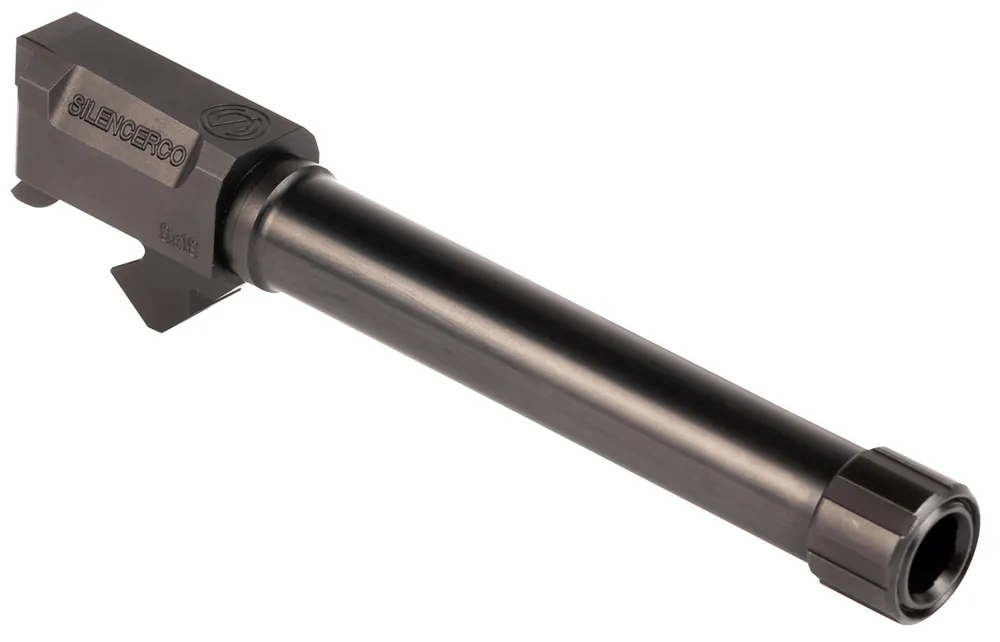 SilencerCo Sig 9mm Luger 5" Threaded Black Nitride Stainless Steel Handgun Barrel