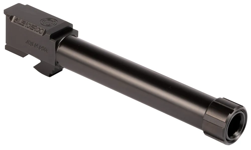 SilencerCo Glock 40 S&W 4.80" Threaded Black Nitride Stainless Steel Handgun Barrel
