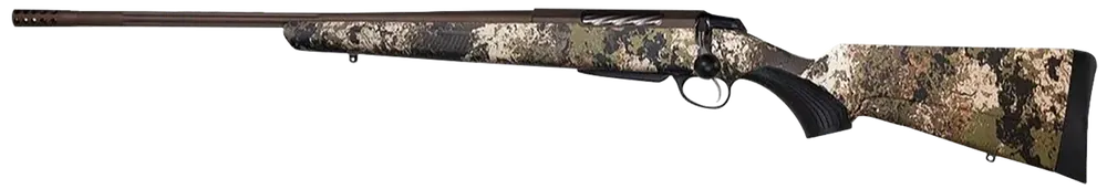 Tikka T3x Lite 6.5 PRC Rifle 3+1 24.30" Fluted/Threaded, Midnight Bronze Cerakote Barrel/Rec, Veil Wideland Synthetic Stock JRTXVW419