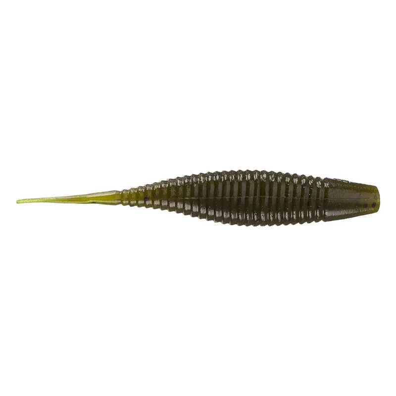 Yamamoto Scope Shad - 3" Green Pumpkin Black Flake