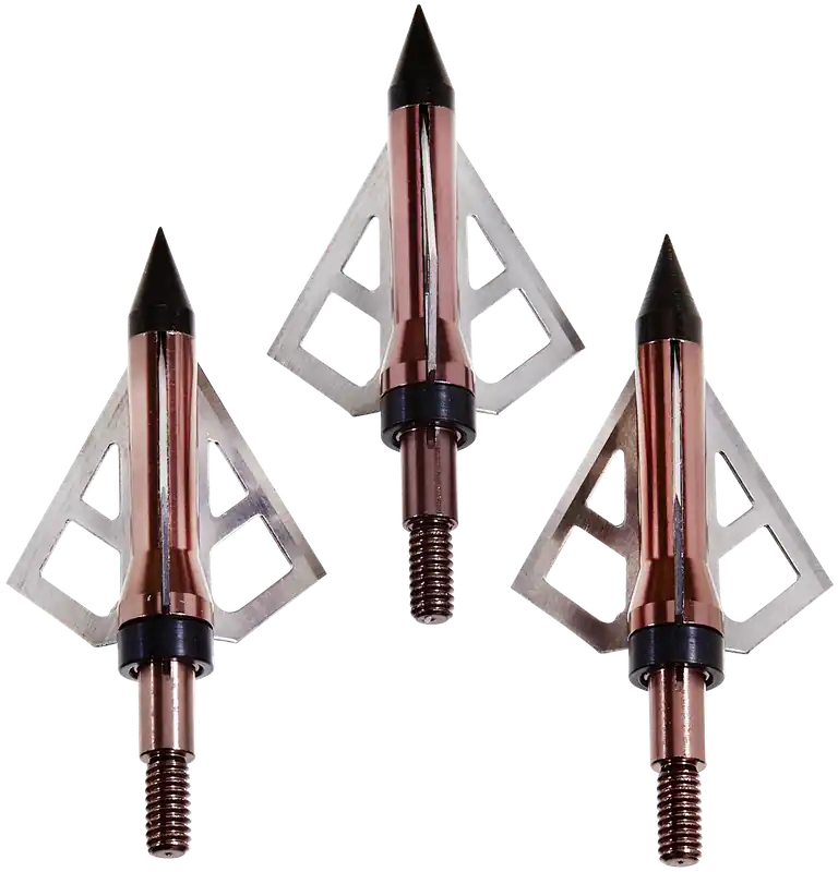 Allen Optimus Broadhead Rose Gold 3 Pack 100 Grain 3 Blade 14611