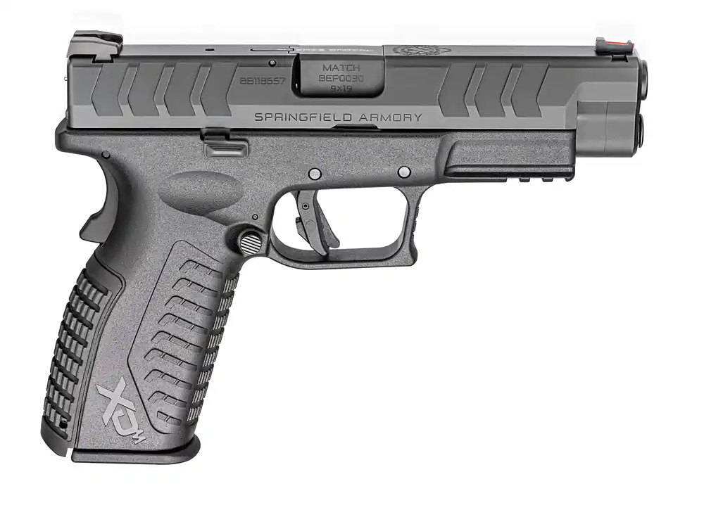 Springfield XD-M Elite CA Compliant 9mm Luger Pistol 10+1 4.5" Barrel Black XDME9459BCA