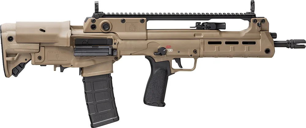 Springfield Hellion Bullpup Rifle 5.56 NATO 30+1 16" Barrel Syn Stock/Handguard/Grip Flip-up Sights Flash Hider FDE HL916556F
