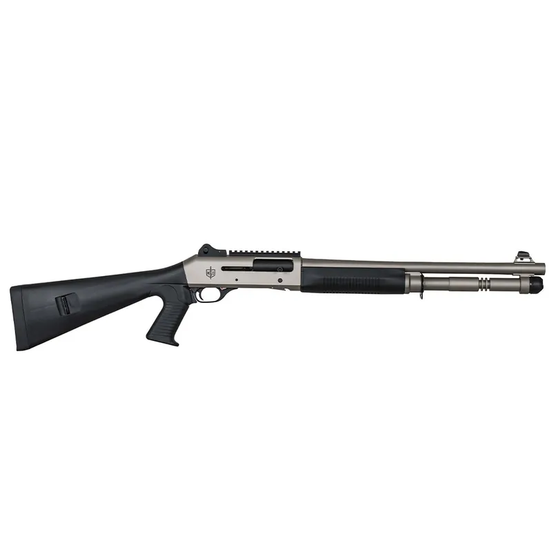Military Armament Corporation 1014 Marine 12GA Semiauto Shotgun Nickel/Black 21000153