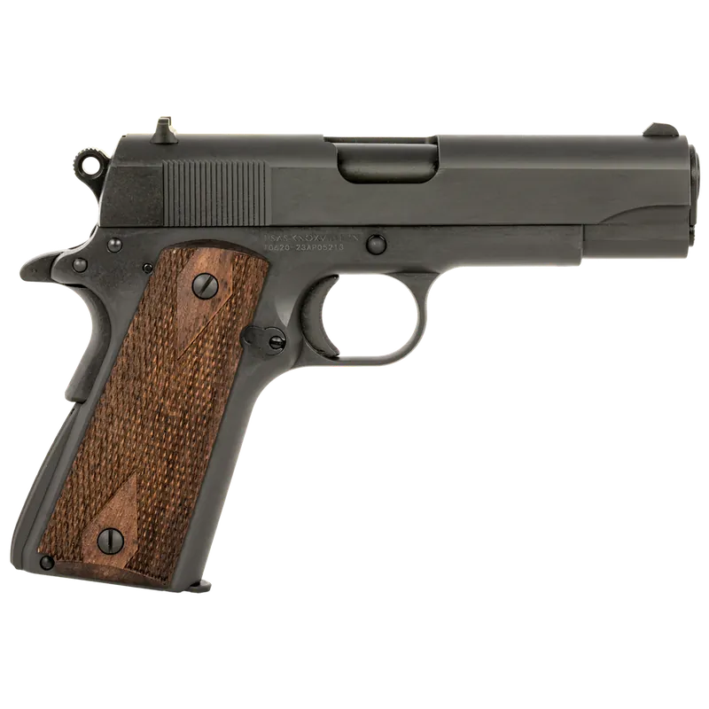 Tisas 1911A1 Tank Commander .45ACP Pistol 7+1 4.25" Bbl Enhanced GI Sights Grip & Thumb Safety Turkish Walnut Grips Dk Gray 10100114