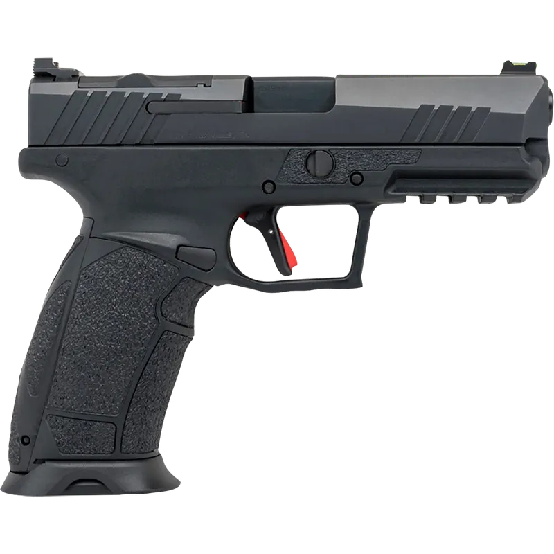 Tisas PX-9 Carry Pistol 9mm 15+1 3.5" Bbl Optic Ready Slide Fiber Optic Front/Drift Adj Rear Sight Thumb Safety Black 15000300