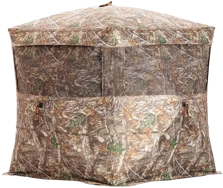 Rhino Blinds RB24 RTE-3 Man 5 Hub Design Blind, Real Tree Edge RBO163
