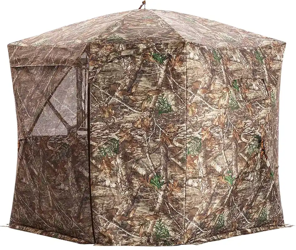 Rhino Blinds Rhino180 Pro FD Blind 5 Hub Mossy Oak Break-Up Country 300D RBO521