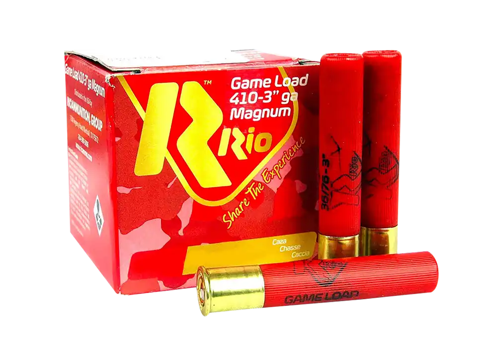 Rio Ammunition Game Load 410 Gauge 3" 7.5 Shot 25 Per Box