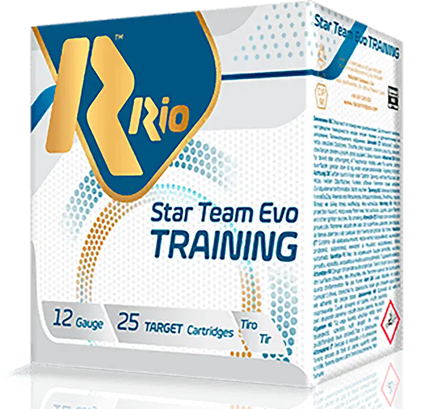 Rio Ammunition Star Team EVO 12 Ga 2.75" 1-1/8 oz 7.5 Lead Shot 25 Shells Per Box