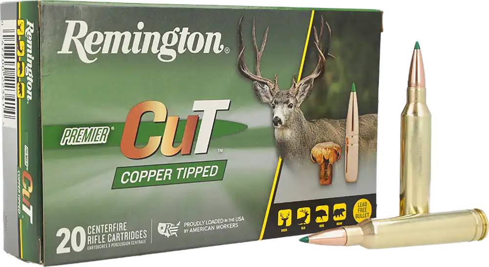 Remington Premier 7mm Rem Mag Ammo CuT Copper Tipped 20 Rounds R22341