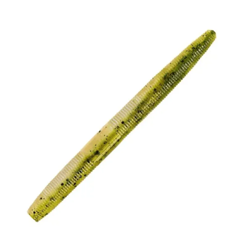 YUM Dinger 4" Soft Plastic Worm - Watermelon/Pearl Laminate 30 Pack