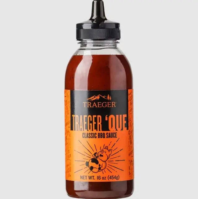 Traeger ‘Que BBQ sauce 16oz squeeze SAU063
