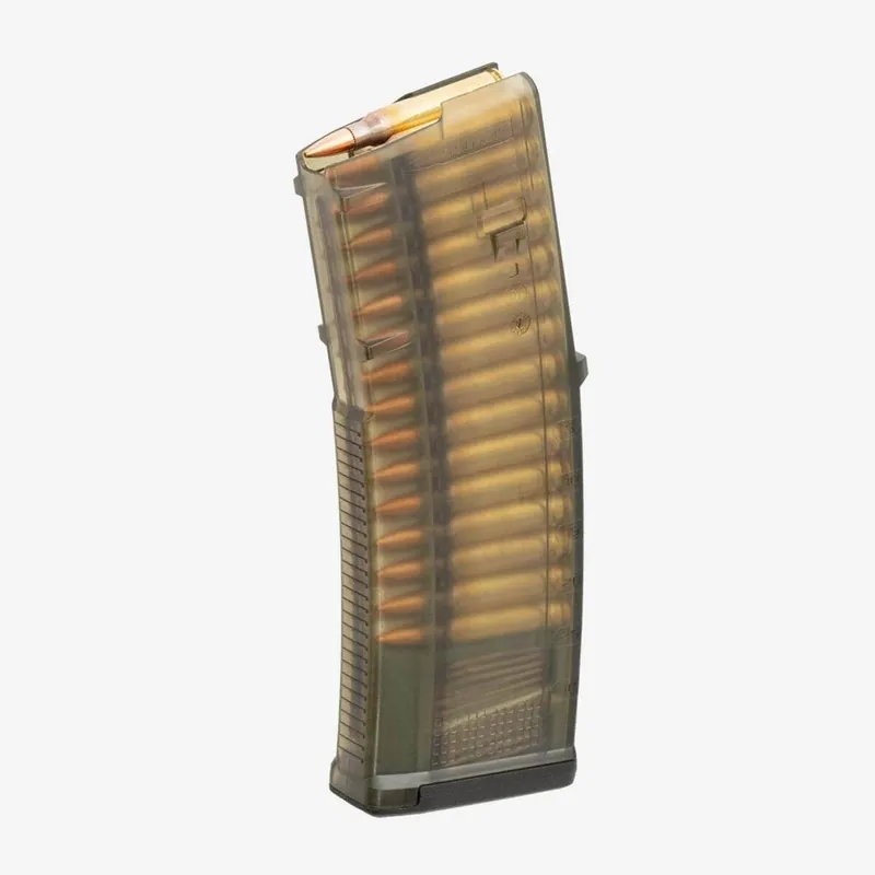 Magpul TMAG .223 Rem 5.56 NATO 30rd AR15/M4/M16 Scar MK16/16S HK416/MR556/M27 IAR Magazine Olive Drab Translucent MAG14170DT