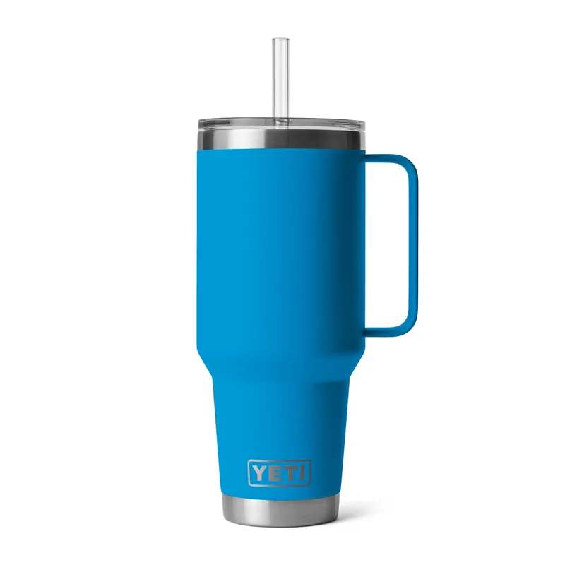 Yeti Rambler 42 oz. Straw Mug - Big Wave Blue