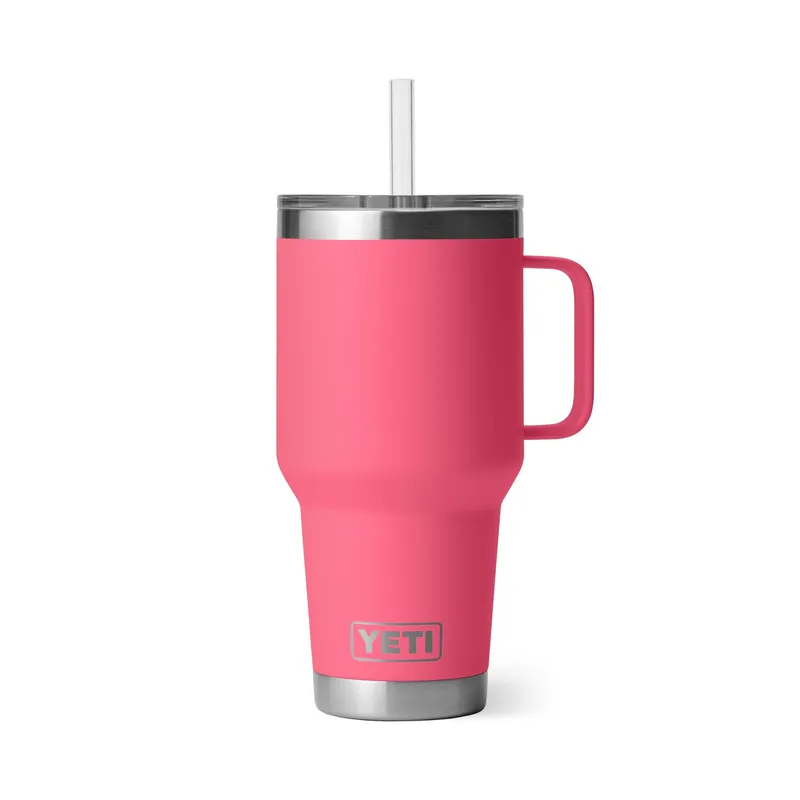 YETI Rambler 35 oz. Mug w/Straw - Tropical Pink
