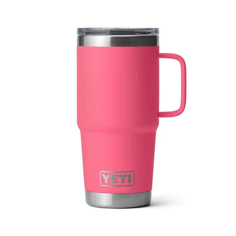 YETI Rambler 20 oz Travel Mug w/Stronghold Lid - Tropical Pink