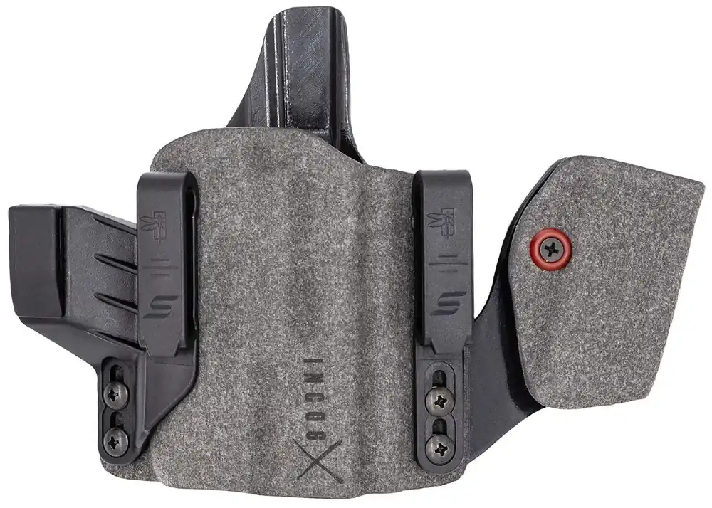 Safariland Incog X IWB Holster Glock 17/19 w/ Mag Caddy RH Gray INCOG-0-835-A-0-CX2-61-MC