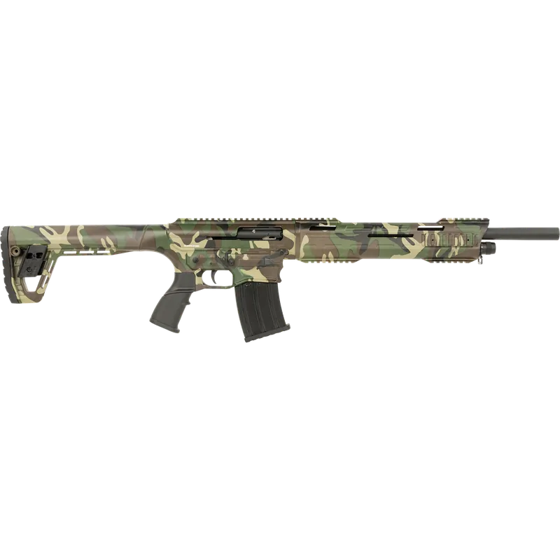 Tokarev Tar12 M81 AR-Style Semiauto 12GA Shotgun 18.5" Barrel Woodland Camo 21000167