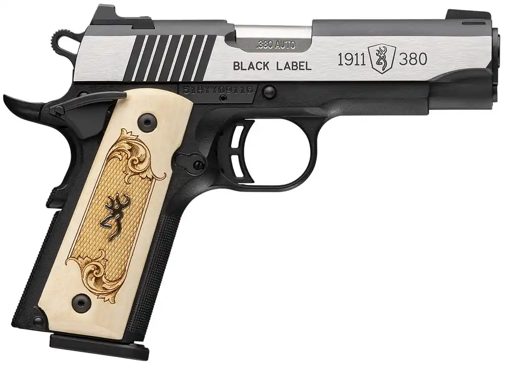 Browning 1911-380 Black Label Medallion Maple 380 ACP Pistol 3.63" Matte 051999492