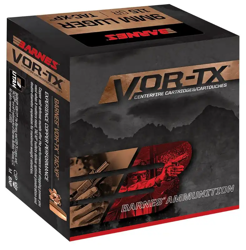 Barnes Bullets VOR-TX .45 Auto Ammo 185 gr TAC-XP 20 Rounds 32007
