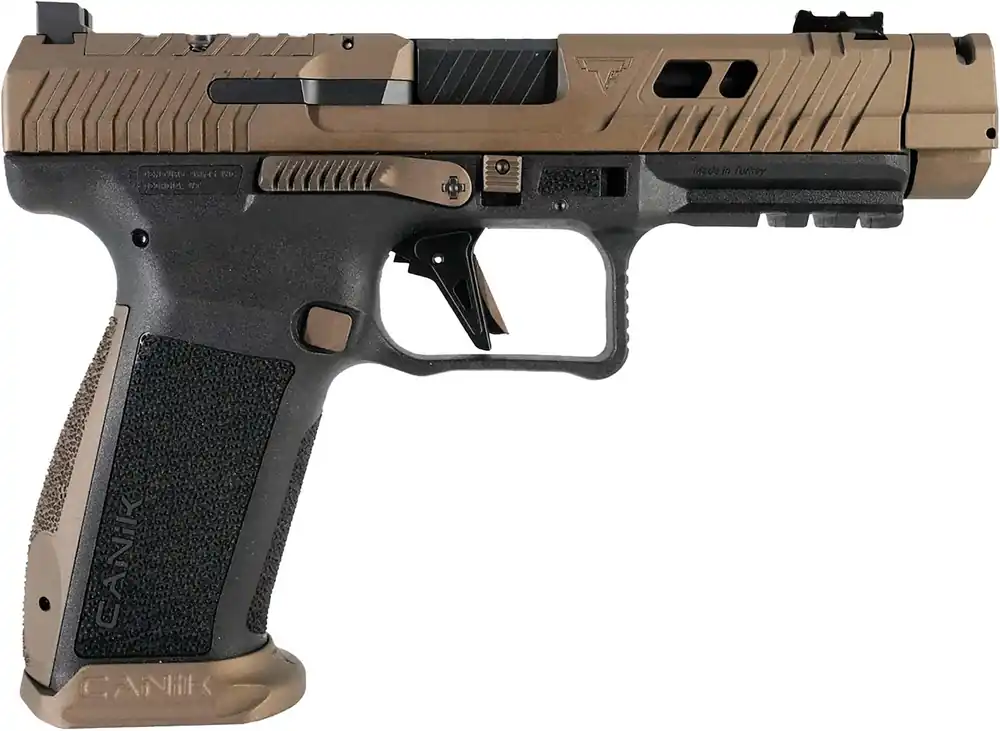 Canik TTI Combat 9mm Luger Pistol 4.60" Burnt Bronze HG7864N