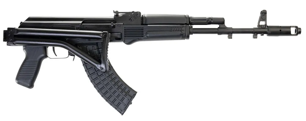 Arsenal SAM7SF 84E 7.62x39mm Rifle 10+1 16.33" Forged Alum Rec Muzzle Brake Adj Sights Folding Stock Polymer Grips SAM7SF-84E