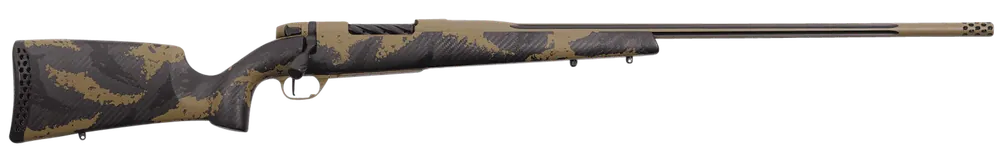 Weatherby Mark V Apex 300 Win Mag 3+1 Rd 26" Coyote Tan/Graphite Black Fluted Barrel Rifle