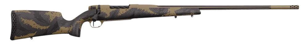 Weatherby Mark V Apex 300 Wthby Mag 3+1 Rd 26" Coyote Tan/Graphite Black Fluted Barrel Rifle