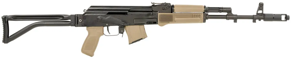 Arsenal SAM7SF 84E 7.62x39mm Rifle 16.33" Black/FDE SAM7SF-84EFDEM