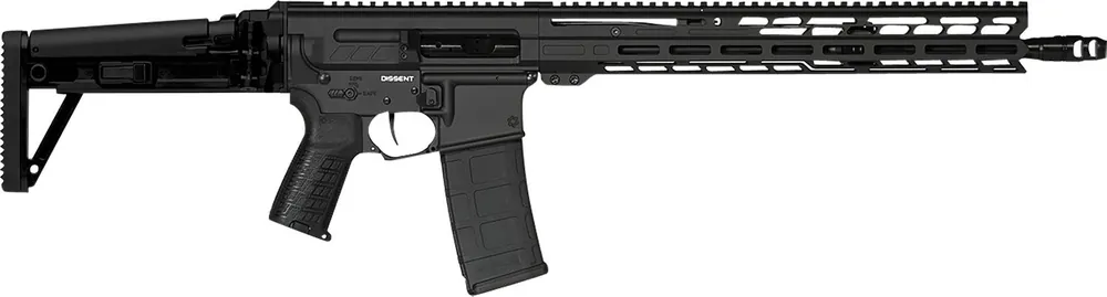 CMMG Dissent MK47 5.56 NATO 30+1 16.10" Threaded Barrel w/Brake M-LOK Handguard Alum Rec Side Folding Stock Black 55A1A0BAB