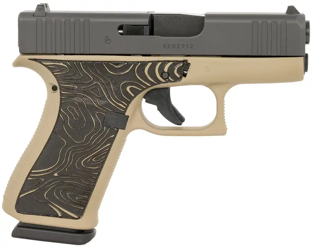 Glock G43X 9mm Luger Pistol 3.41" Coyote Tan Cerakote UX4350204EXPCT