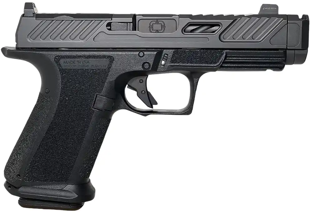 Shadow Systems MR920P 9mm 10+1 4.25" Match Barrel SS Slide Syn Frame Compensator Tritium Frt Sight Optic Ready Black SS1240