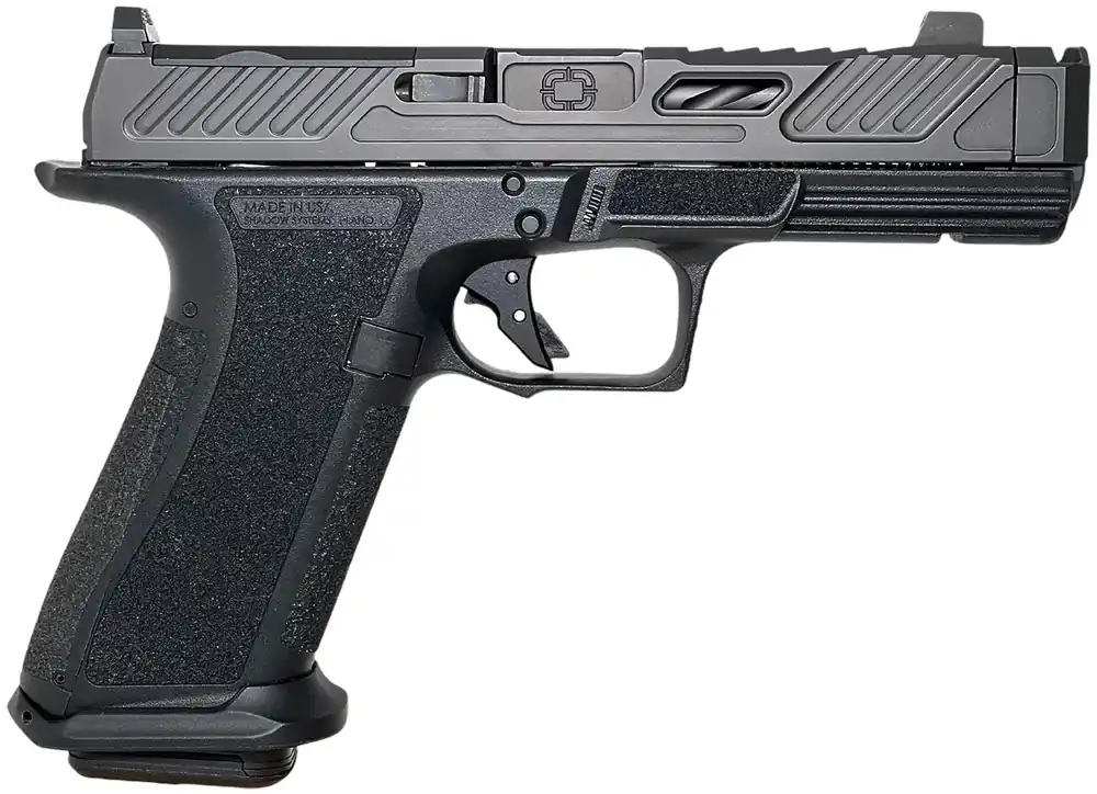 Shadow Systems XR920P 9mm 17+1 4.25" Steel Barrel w/Comp SS Slide Polymer Frame Tritium Front Sight Optic Ready Black SS3212
