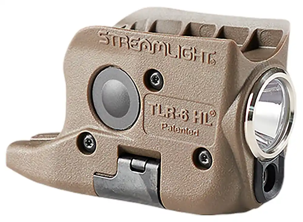 Streamlight TLR-6 HL G Gun Light Flat Dark Earth 300 Lumens White LED/Green Laser Glock 42/43/43X/48